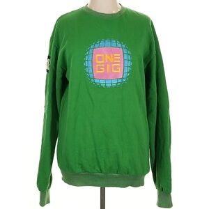 OneGig Men's Sweatshirt with Embroidery and Patches